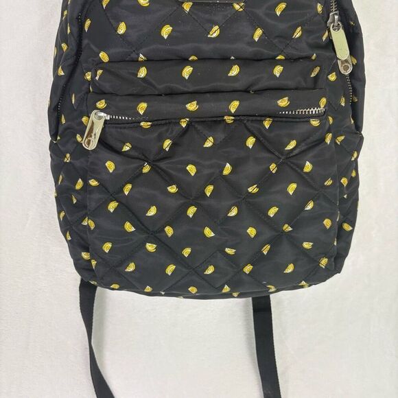 Marc‎ by Marc Jacobs Black with Lemon Print Quilted Backpack main image 14